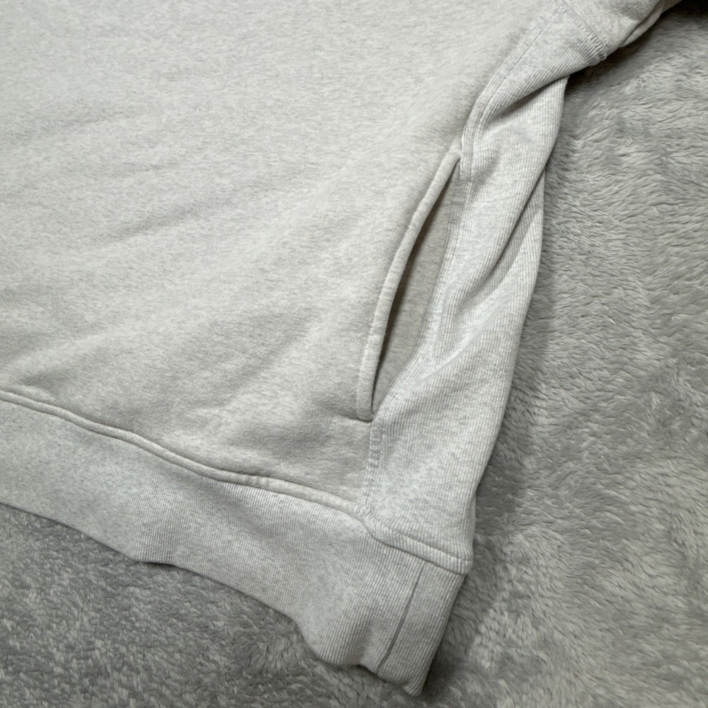 Athleta Forever Fleece 1/4 Zip Pullover Women‎ XL Gray Oversized Athlesiure - Picture 6 of 10